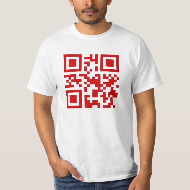 Gott nytt år! -- QR kodifierar T-shirt (Framsida)
