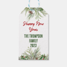 Gott nytt år-ramens vinter-Hälsning