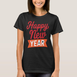 Gott nytt år Red and Orange Festive T-shirt