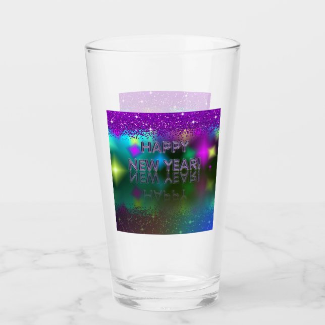 Gott nytt år! Reflektion Glaskopp (Framsida)