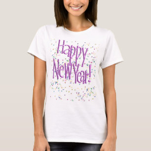 Gott nytt år Rosa Tee