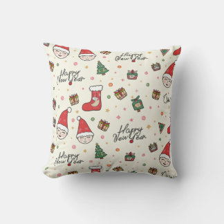 Gott nytt år Santa Cushion Kudde