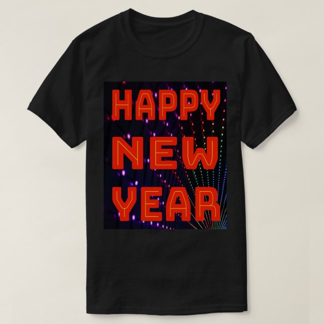 Gott nytt år Shirt. Manar, kvinnors Novelty Tee. T Shirt (Design framsida)