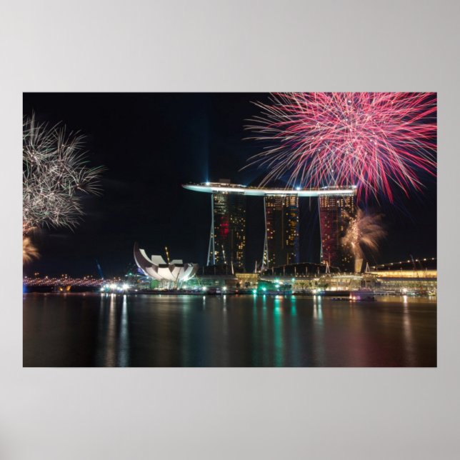 Gott nytt år Singapore Poster (Framsidan)