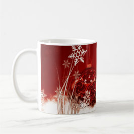 Gott nytt år, snöflingan kaffemugg
