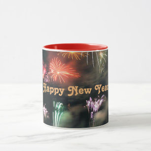 Gott nytt år, spektakulära fyrverkerier, Mugg