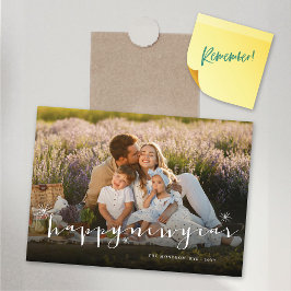 Gott nytt år Starburburits Photo Magnetic Card