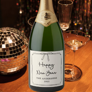 Gott nytt år! Svartvit personlig