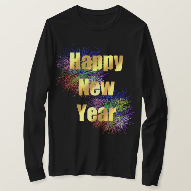 Gott nytt år t shirt (Design framsida)