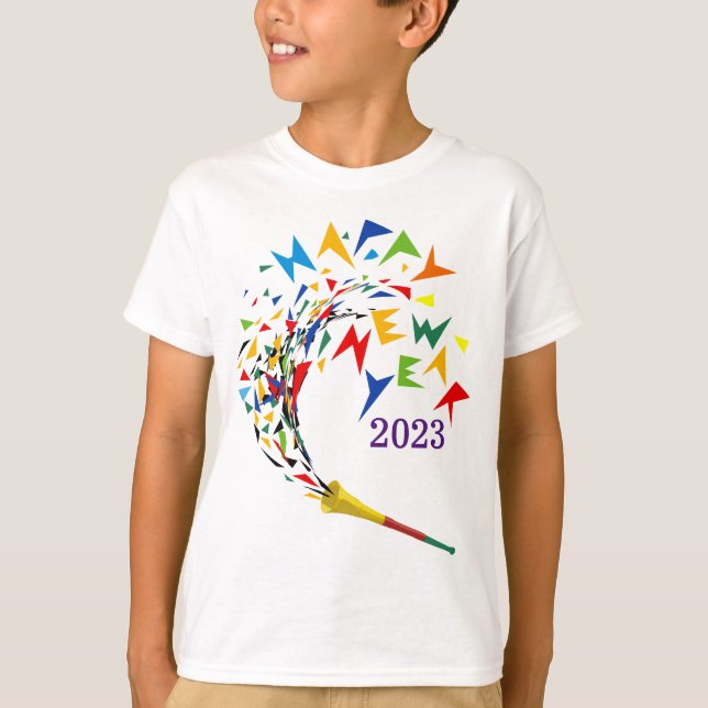 Gott nytt år T-Shirt (Framsida)