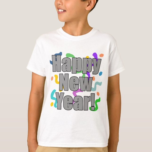 Gott nytt år t-shirt (Framsida)