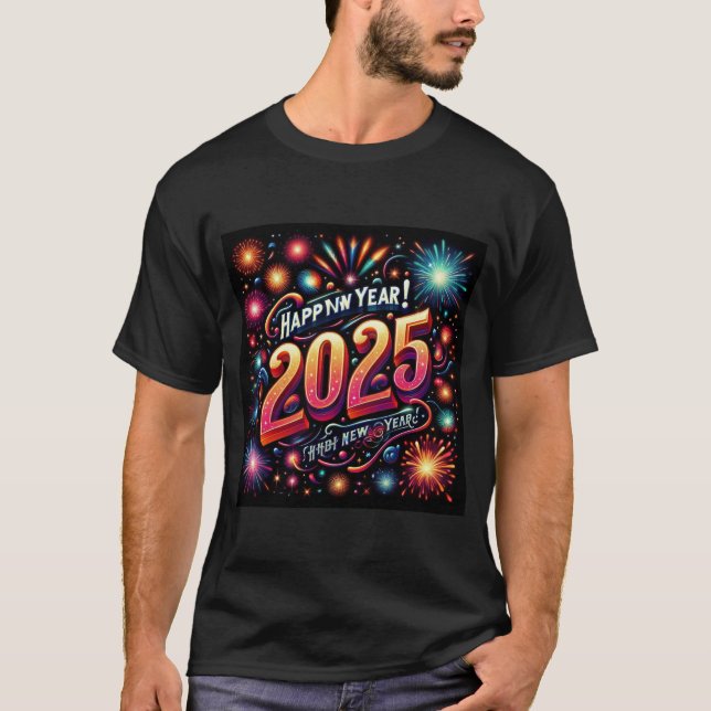 Gott nytt år T-Shirt (Framsida)