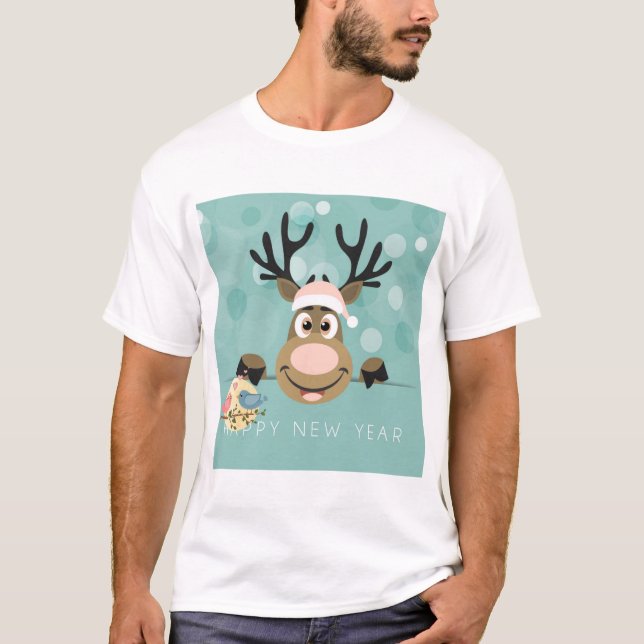 Gott nytt år t shirt (Framsida)