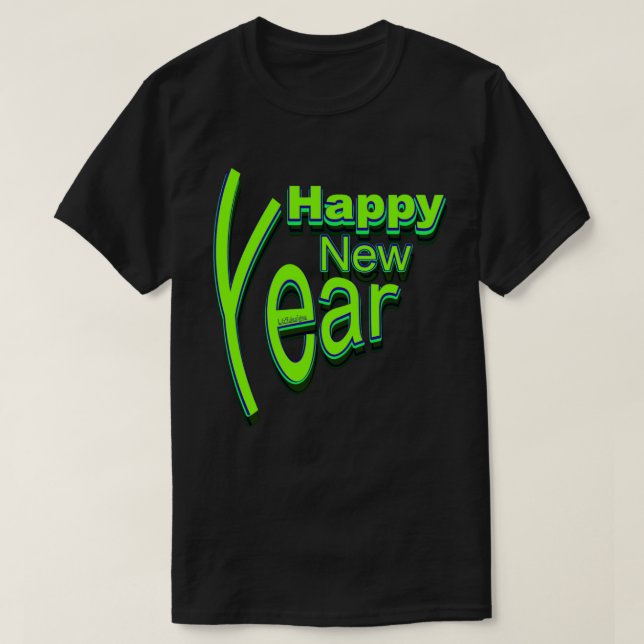 GOTT NYTT ÅR T SHIRT (Design framsida)