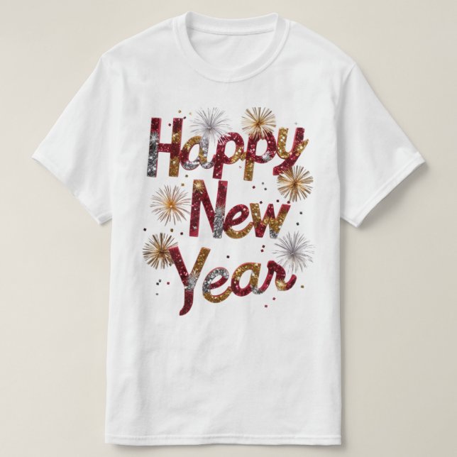 Gott nytt år t-shirt (Design framsida)