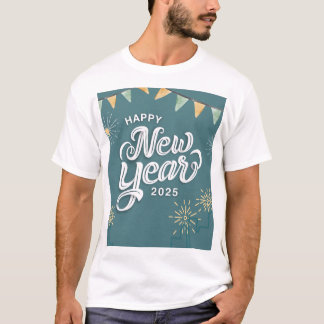 Gott nytt år t-skjorta t shirt