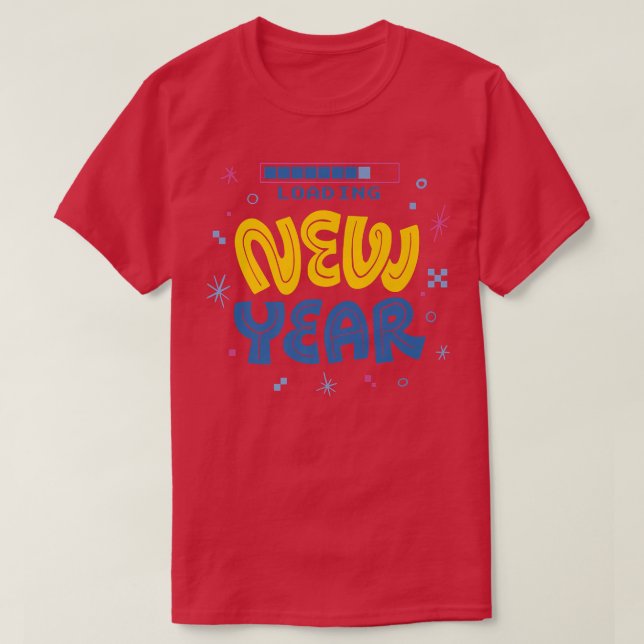 Gott nytt år Tee 2023 Firande Nyårsafton (Design framsida)