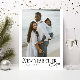 Gott Nytt År Tjuten Modern Family 4 Fotokollage Julkort