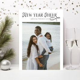 Gott Nytt År Tjuten Modern Family 4 Fotokollage Julkort