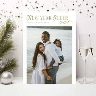 Gott Nytt År Tjuten Modern Family 4 Fotokollage Julkort