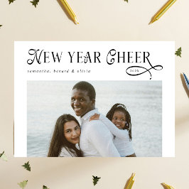Gott Nytt År Tjuten Modern Family Fotokollage Julkort