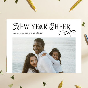 Gott Nytt År Tjuten Modern Family Fotokollage Julkort