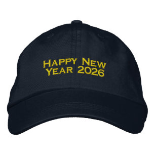 Gott Nytt År Tryckt Välkommen 2026 Önskemössa  Broderad Keps