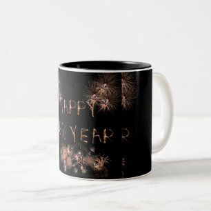 Gott nytt år Två-Tonad mugg