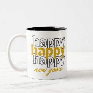 Gott nytt år Två-Tonad mugg
