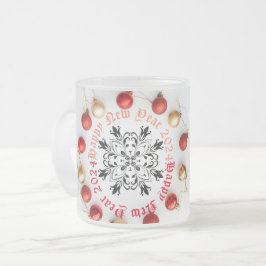 Gott nytt år tvåtonskaffe Mugg