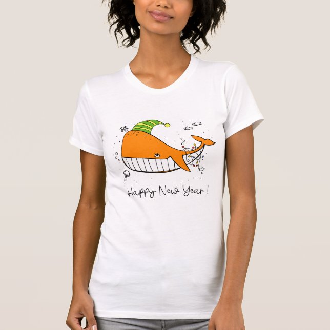 gott nytt år - val älskare t shirt (Framsida)
