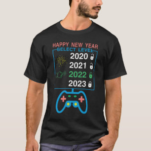 gott nytt år Välj level 2022-spelare T Shirt