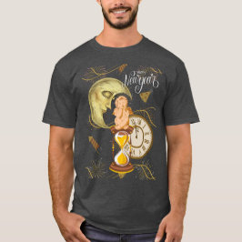 Gott nytt år Vintage Stil T-Shirt