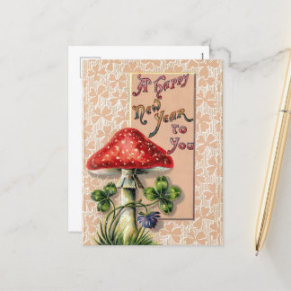 Gott nytt år Vintage vykort