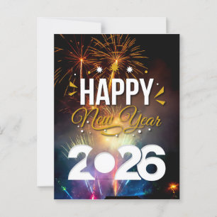 Gott nytt år vykort