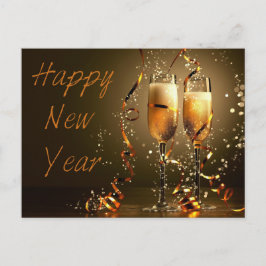 Gott nytt år vykort