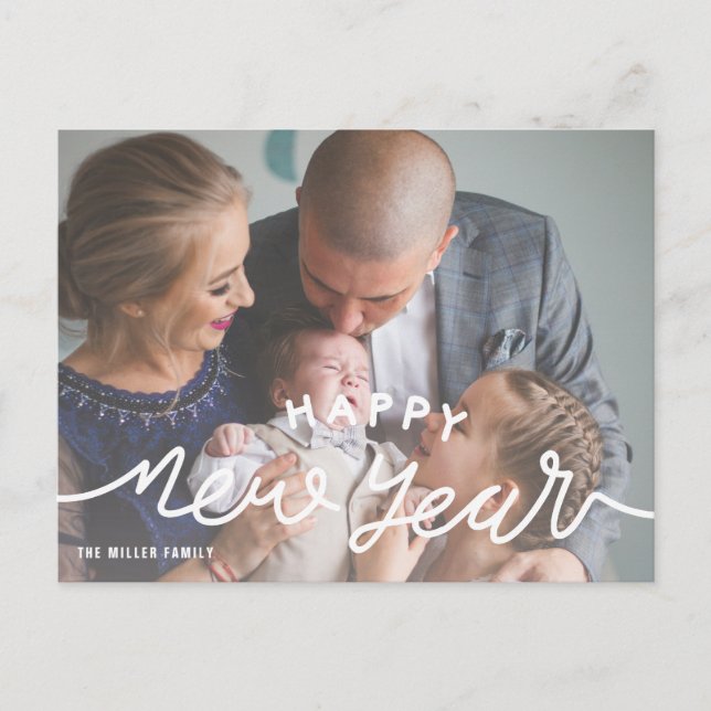 Gott nytt år vykort (Framsida)