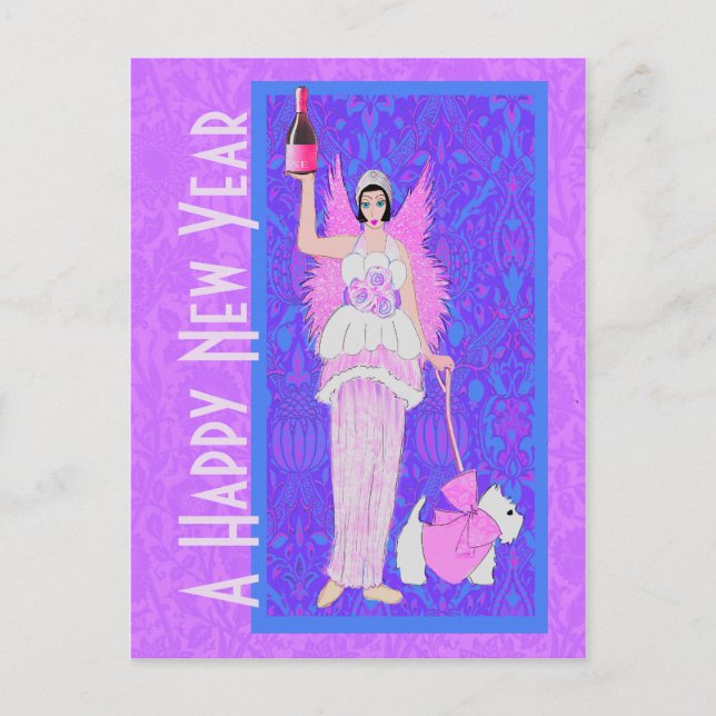 Gott nytt år vykort (Framsida)