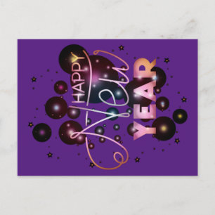 Gott nytt år vykort