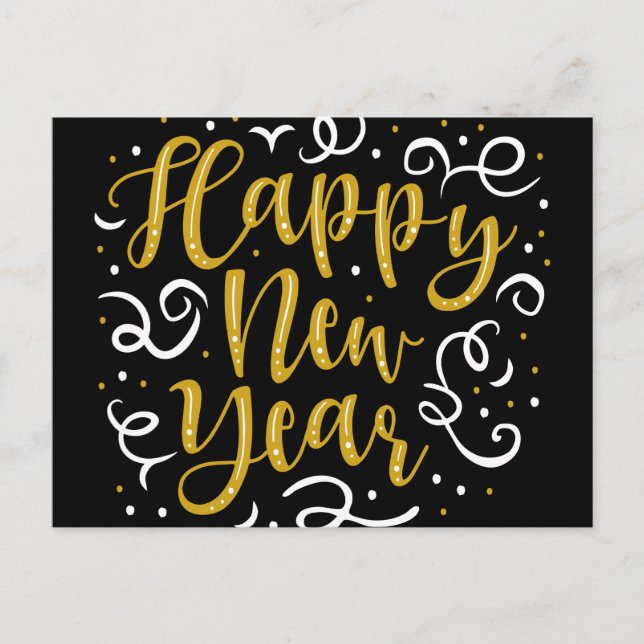 Gott nytt år vykort (Framsida)