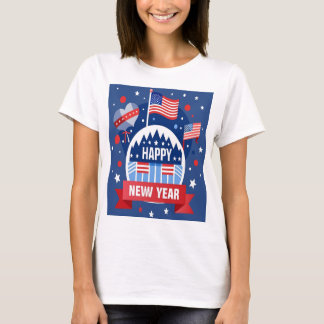 GOTT NYTT ÅR WOMAN S USA SHIRT T