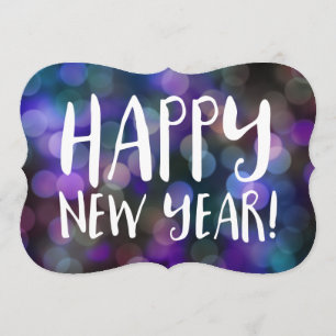 gott nytt årbokeh inbjudningar