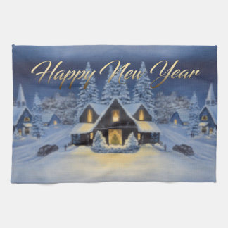 Gott nytt årkökshandduk kökshandduk