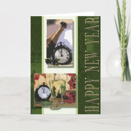 Gott nytt årkort helgkort