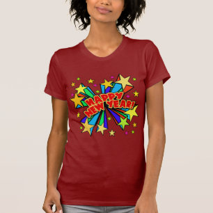 Gott nytt årT-tröja, ölSteins, party favors Tee
