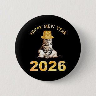 Gott nytt kattår 2026 knapp