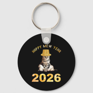 Gott nytt kattår 2026 nyckelring