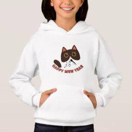 Gott nytt kattår Söt katt Nyår design T Shirt