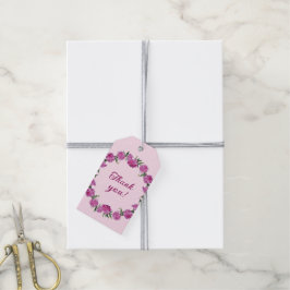 Gott Peonies. Presentetikett