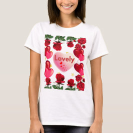 Gott romantiskt Ro och hjärtballonger T Shirt